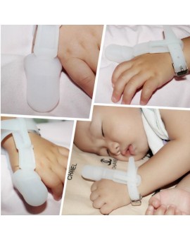  Stop Thumbsucking Baby Teether Silicone Healthy Thumb Gloves Prevent Stop Thumb Sucking Teether for Baby Health Care
