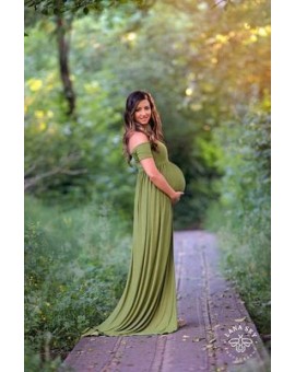 Envsoll New Maternity Photography Props Fancy Long Maternity Dresses For Pregnant Women Clothes Photography Maternity Dress
