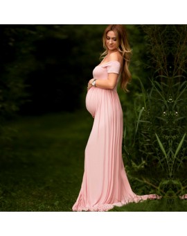 Envsoll New Maternity Photography Props Fancy Long Maternity Dresses For Pregnant Women Clothes Photography Maternity Dress