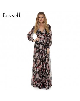 Envsoll Nursing Dresses Long Maternity Floral Dress For Photo Shooting Clothes For Pregnant Women Maternity Photography Props